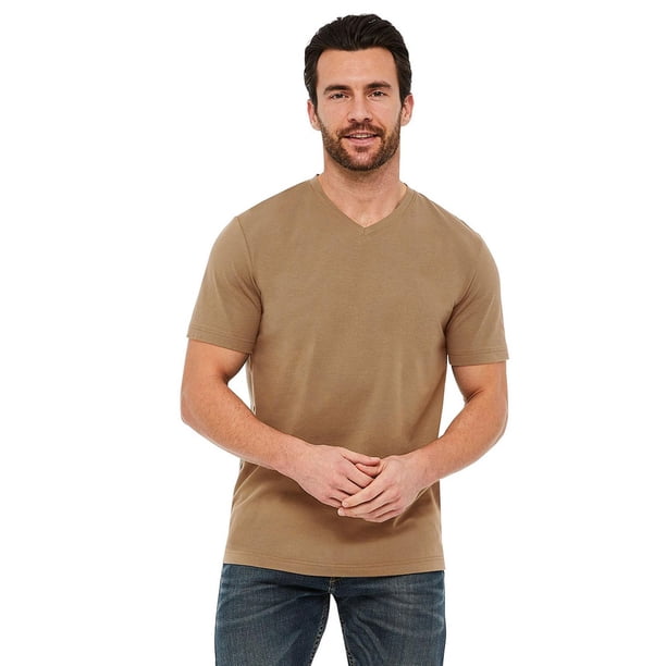 George Men's Stretch V-Neckline Tee - Walmart.ca