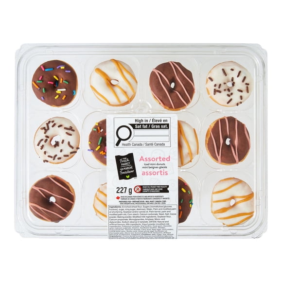 Your Fresh Market Assorted Iced Mini Donuts