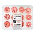 thumbnail image 1 of Your Fresh Market Strawberry Iced Mini Donuts, 1 of 4