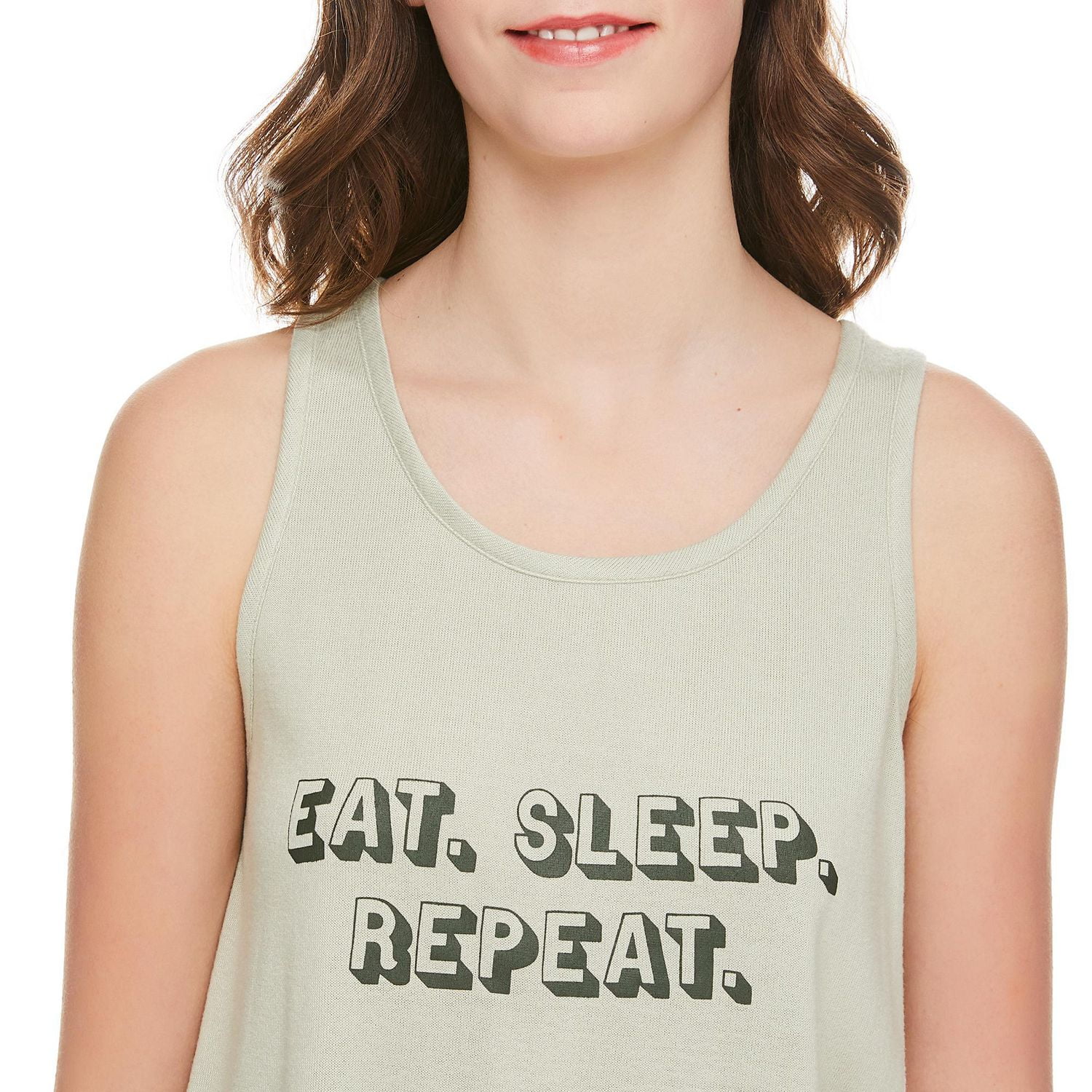 No Boundaries Women's Lettuce Edge Tank and Short 2-Piece Set