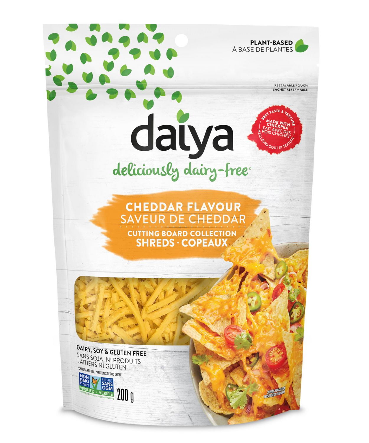Daiya Dairy Free Cheddar Cheese Shreds, 200g