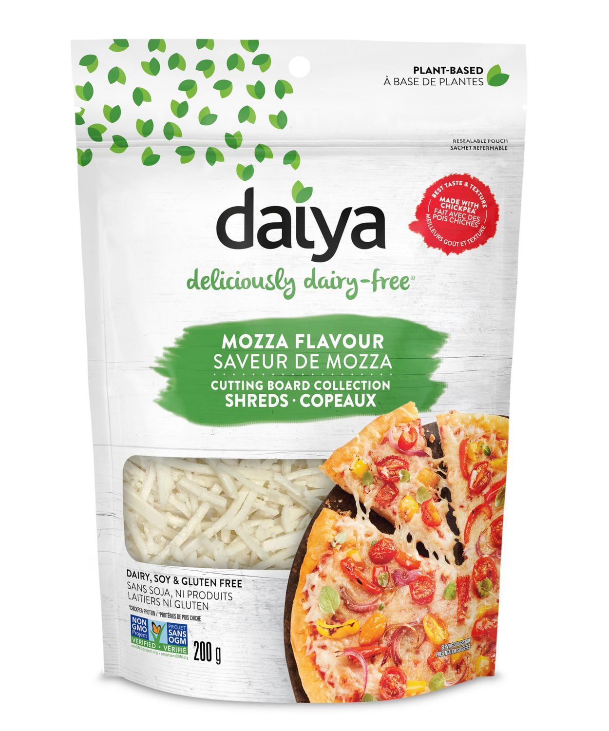 Daiya Dairy Free Mozzarella Cheese Shreds, 200g