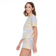 thumbnail image 2 of No Boundaries Women's Tee and Boxer Short 2-Piece Set, 2 of 6