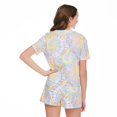 thumbnail image 3 of No Boundaries Women's Tee and Boxer Short 2-Piece Set, 3 of 6
