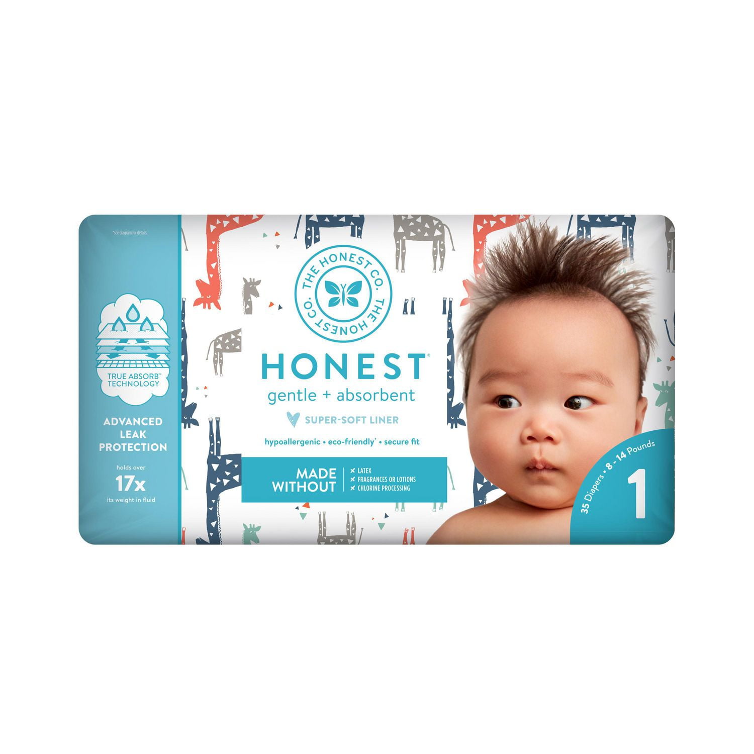 honest brand diapers size 1