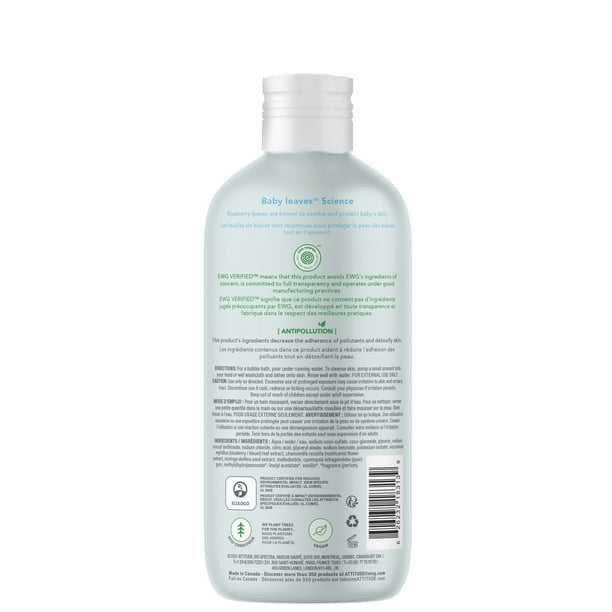 ATTITUDE Baby Leaves Bubble Wash - Almond Milk, Almond Milk473ml 