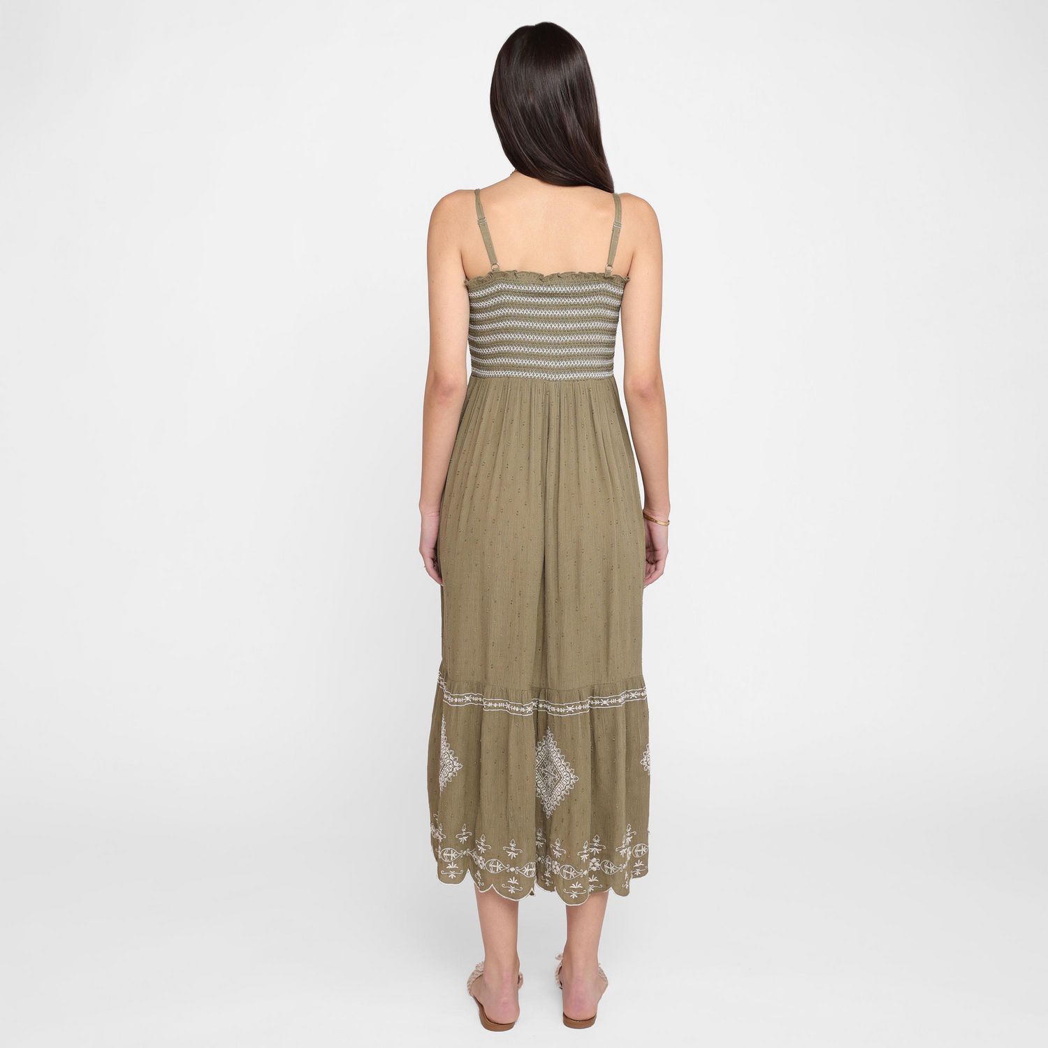 Devoted, Robe longue brodée, tailles TP à TG