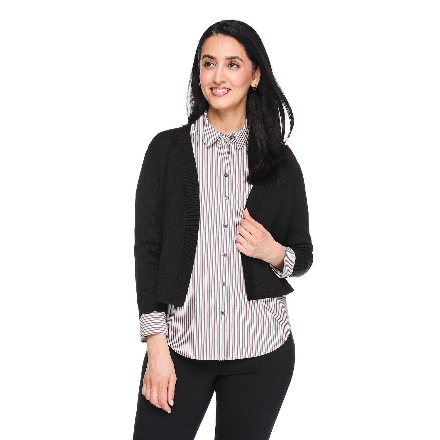 Veste courte en tricot à manches 3/4 Iyla pour femmes