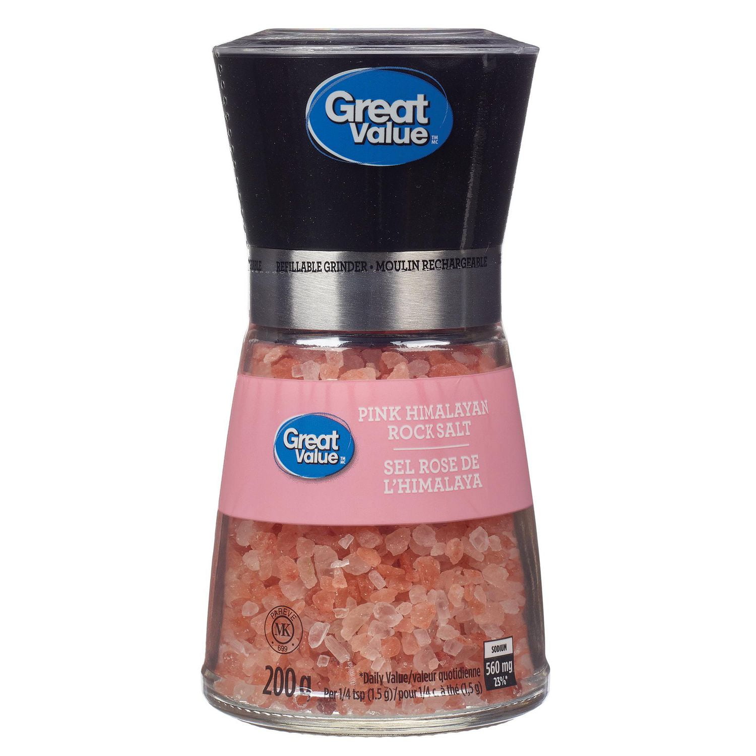 Great Value Pink Himalayan Roack Salt Walmart Canada