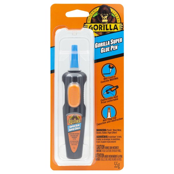 Gorilla Super Glue Pen, Easy Application and comfortable hold Walmart.ca