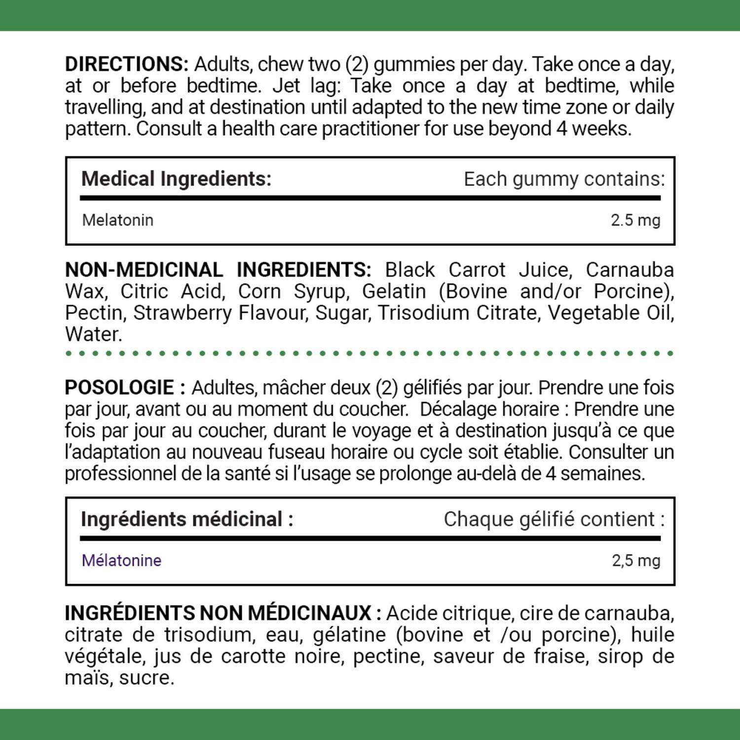 NATURE'S BOUNTY Aident à rétablir le cycle de sommeil, à augmenter la durée du sommeil, à réduire les effets du décalage horaire, saveur de fraise, format économique 150 paquet 150 Gélifiés