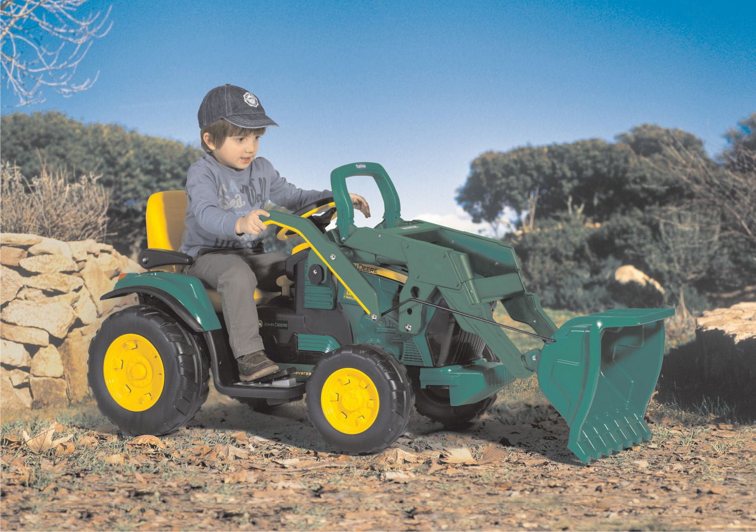 Peg perego john deere ground loader ride on online