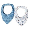 thumbnail image 1 of George Infants' Unisex Bandana Bib 2-Pack, 1 of 2