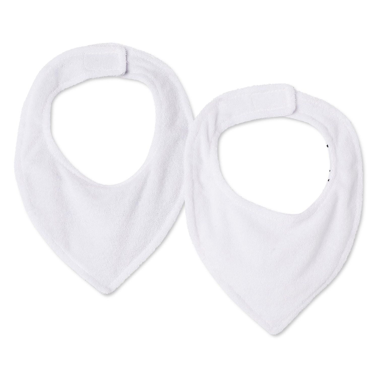 Lot de 2 bavettes style bandana George unisexe pour nourrissons Taille unique