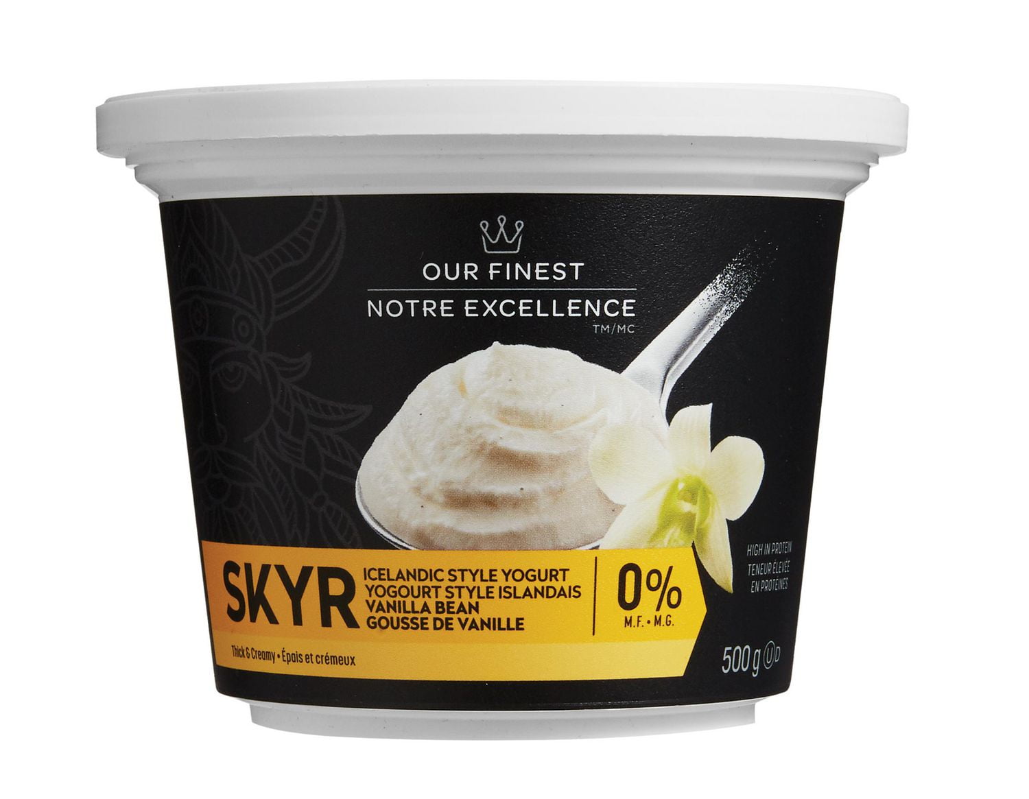 Our Finest Skyr Icelandic Style Vanilla Bean Yogurt Walmart Canada