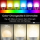 Ampoule intelligente Wi-Fi à DEL Merkury blanches et multicolores Couleur l'ampoule intelligente – image 4 sur 7