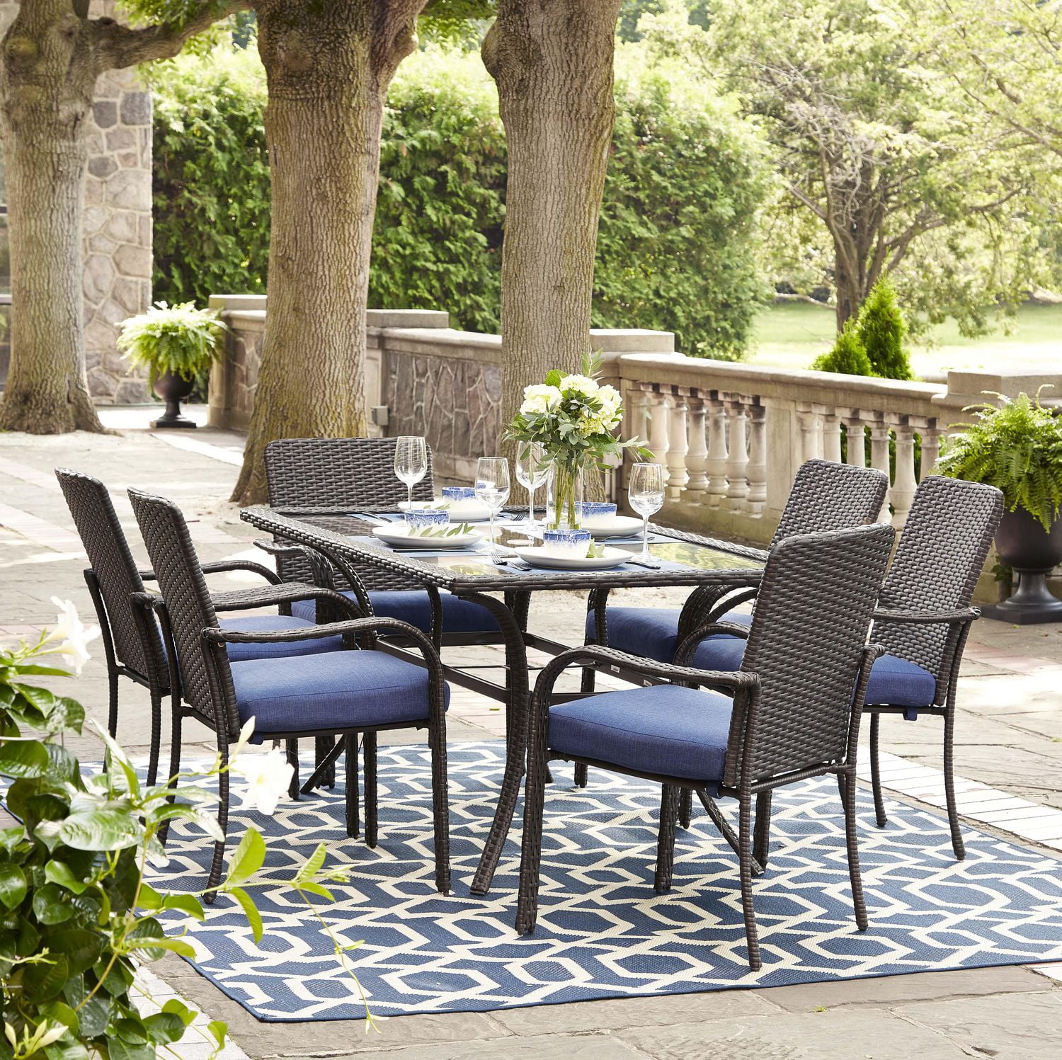 Walmart outdoor patio online dining sets