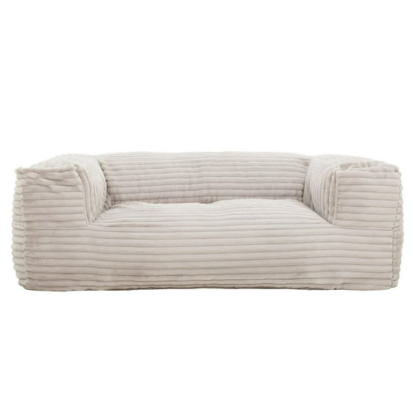Fauteuil de type bean bag Sealy® Redd en mousse à mémoire de forme moyenne, gris.