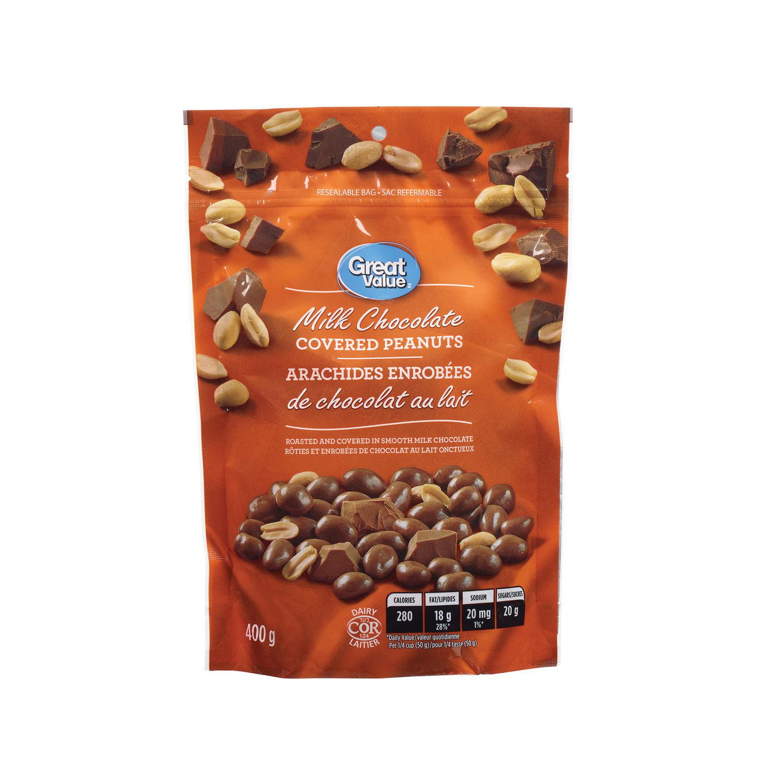 Great Value Milk Chocolate Covered Peanuts Walmart Canada