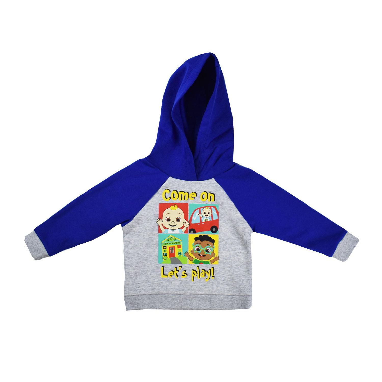 Toddler Boys Cocomelon Let's Play Friends Long Sleeve Hoodie