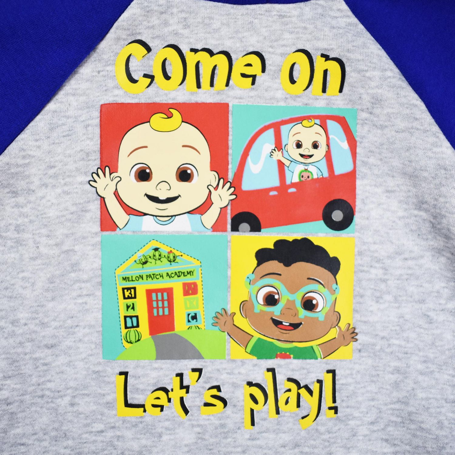 Toddler Boys Cocomelon Let's Play Friends Long Sleeve Hoodie