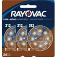 thumbnail image 1 of Rayovac Size 312 Hearing Aid Batteries - 16 pack, 1 of 1