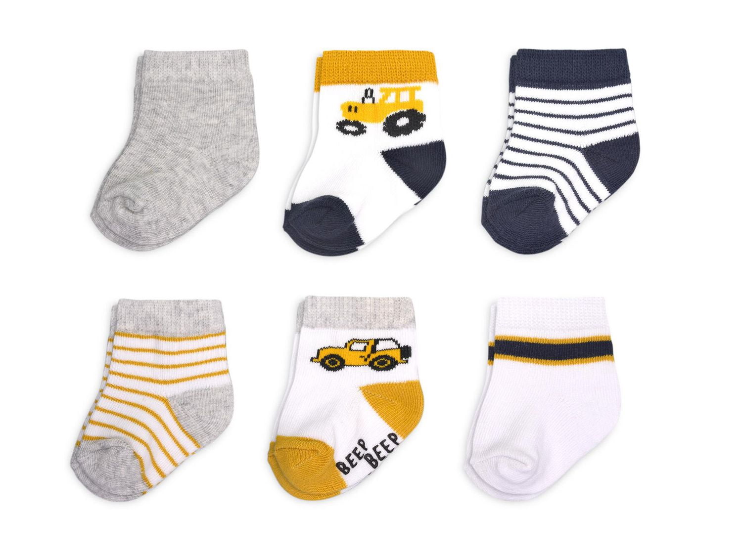 Child of Mine by Carter's Boys 6pk Car Crew Sock