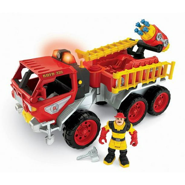 Camion d'incendie HeroWorld avec figurine Billy Blazes