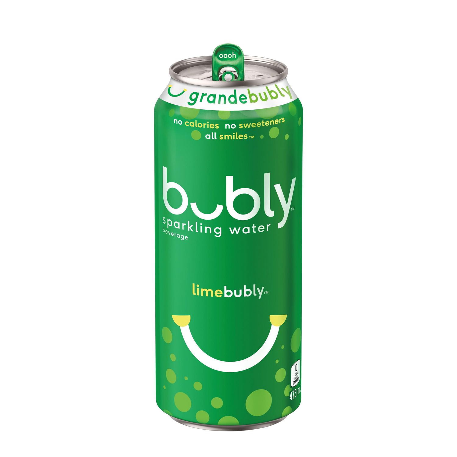 bubly lime Sparkling Water Beverage, 473mL Can Walmart Canada