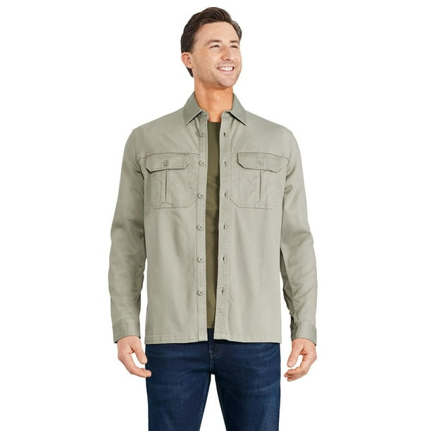 George Men's Woven Utility Shirt - Walmart.ca