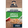 thumbnail image 1 of Quaker Gruau instantané Super Grains Pommes et cannelle, 1 of 10