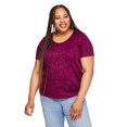 thumbnail image 1 of Iyla Plus Women's Crew Neckline Tee, 1 of 6