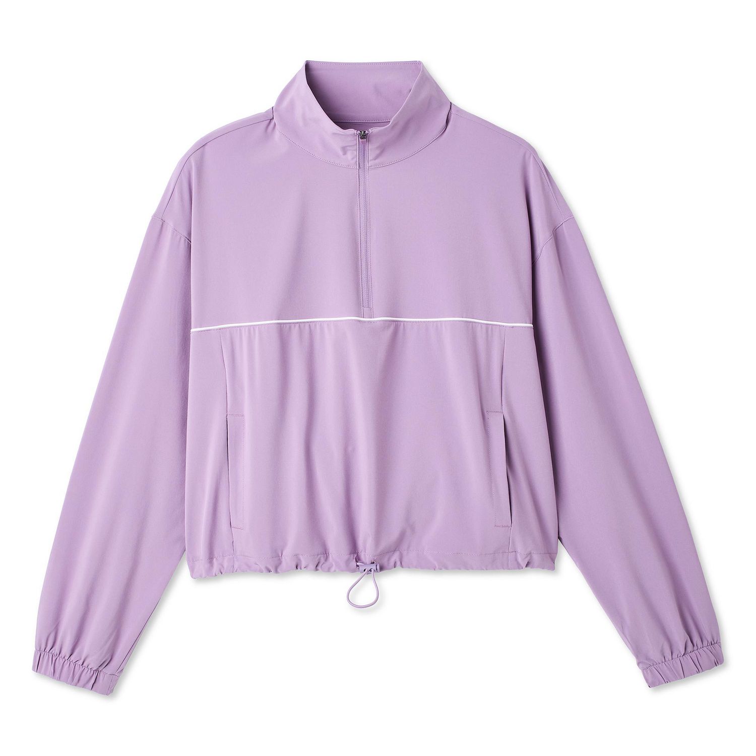 Anorak avec demi-fermeture éclair Athletic Works pour femmes
