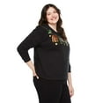 thumbnail image 2 of George Women's Plus Light Up Christmas Popover, 2 of 6