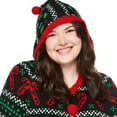 thumbnail image 4 of George Women's Plus Holiday Poncho, 4 of 6