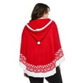 thumbnail image 3 of George Women's Plus Holiday Poncho, 3 of 6