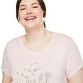 thumbnail image 4 of George Women's Plus Scoop Neckline Tee, 4 of 6