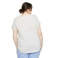 thumbnail image 3 of George Women's Plus V-Neckline Tee, 3 of 6