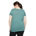 thumbnail image 3 of George Women's Plus V-Neckline Tee, 3 of 6