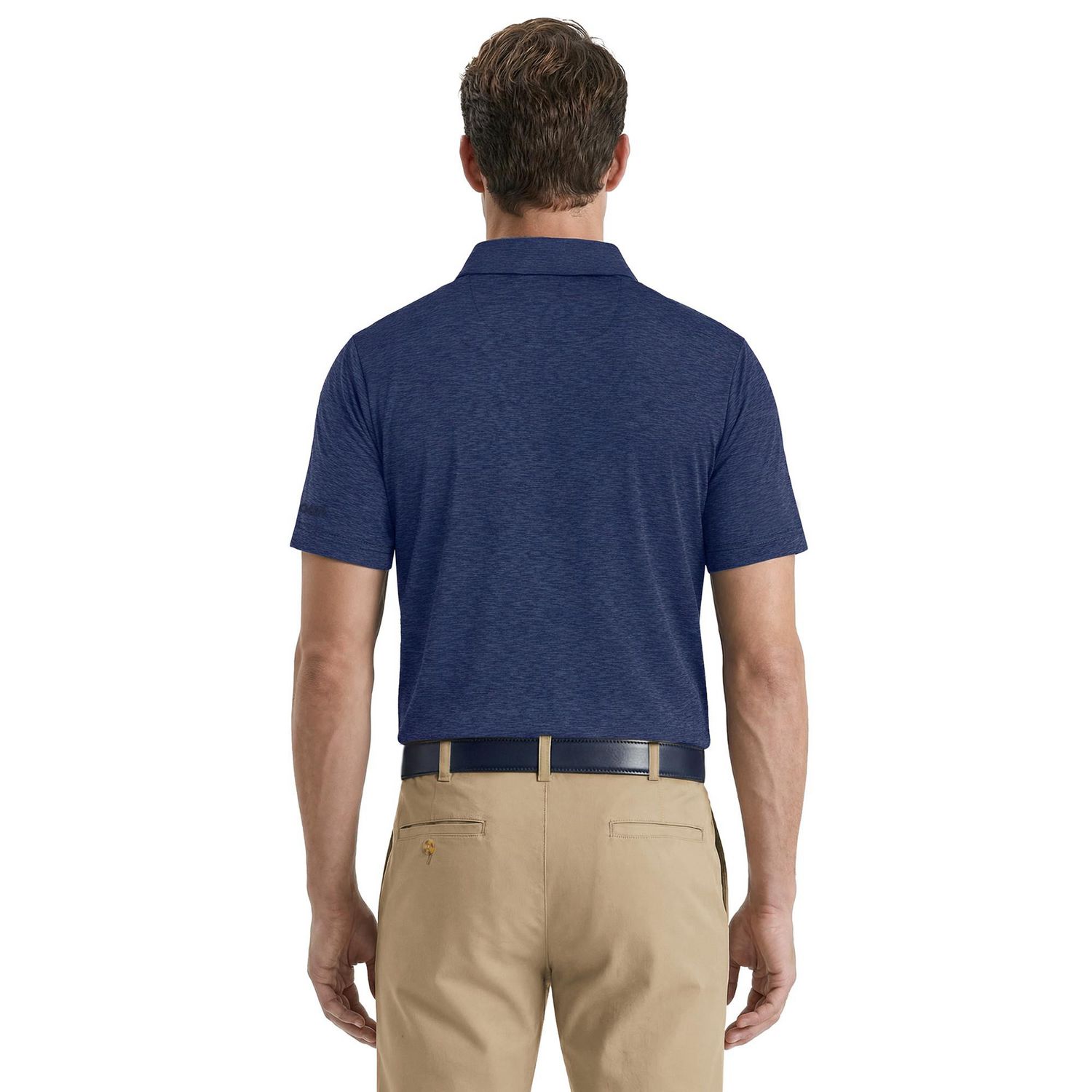 Polo pour homme à manches courtes PGAT TOUR Course Essentials Airflux chiné