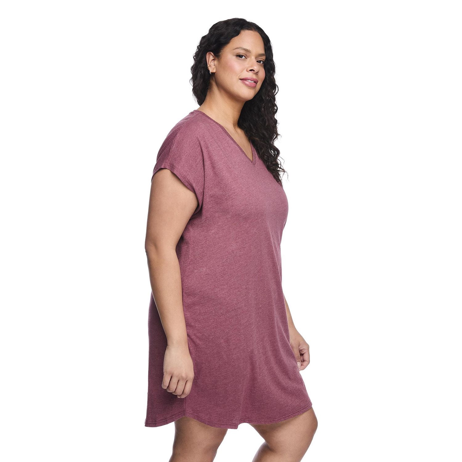 George Women's Plus V-Neck Nightshirt