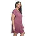 thumbnail image 2 of George Women's Plus V-Neck Nightshirt, 2 of 6