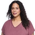 thumbnail image 4 of George Women's Plus V-Neck Nightshirt, 4 of 6