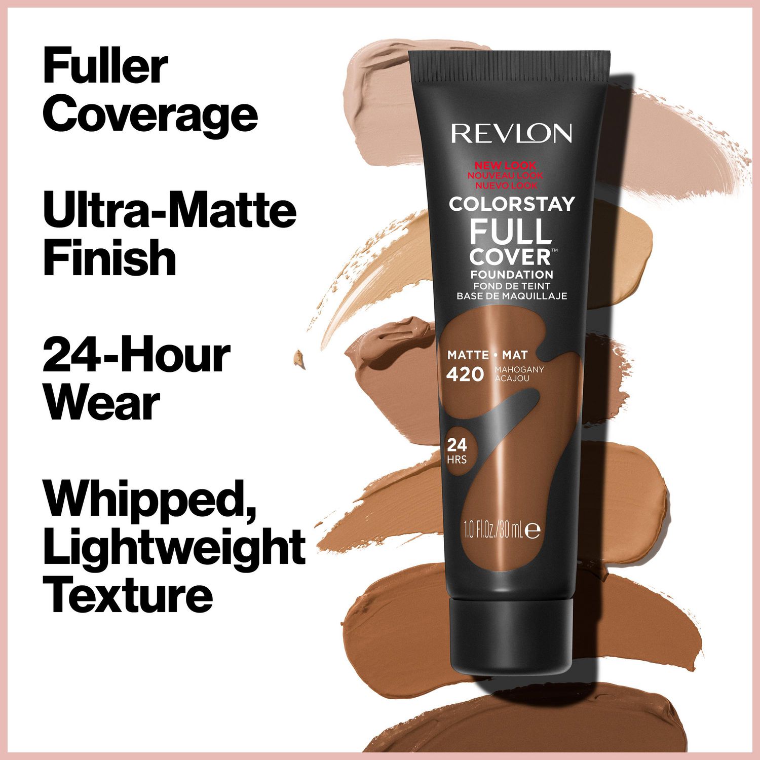 Revlon ColorStay Full Coverage Cream Foundation Makeup, Matte