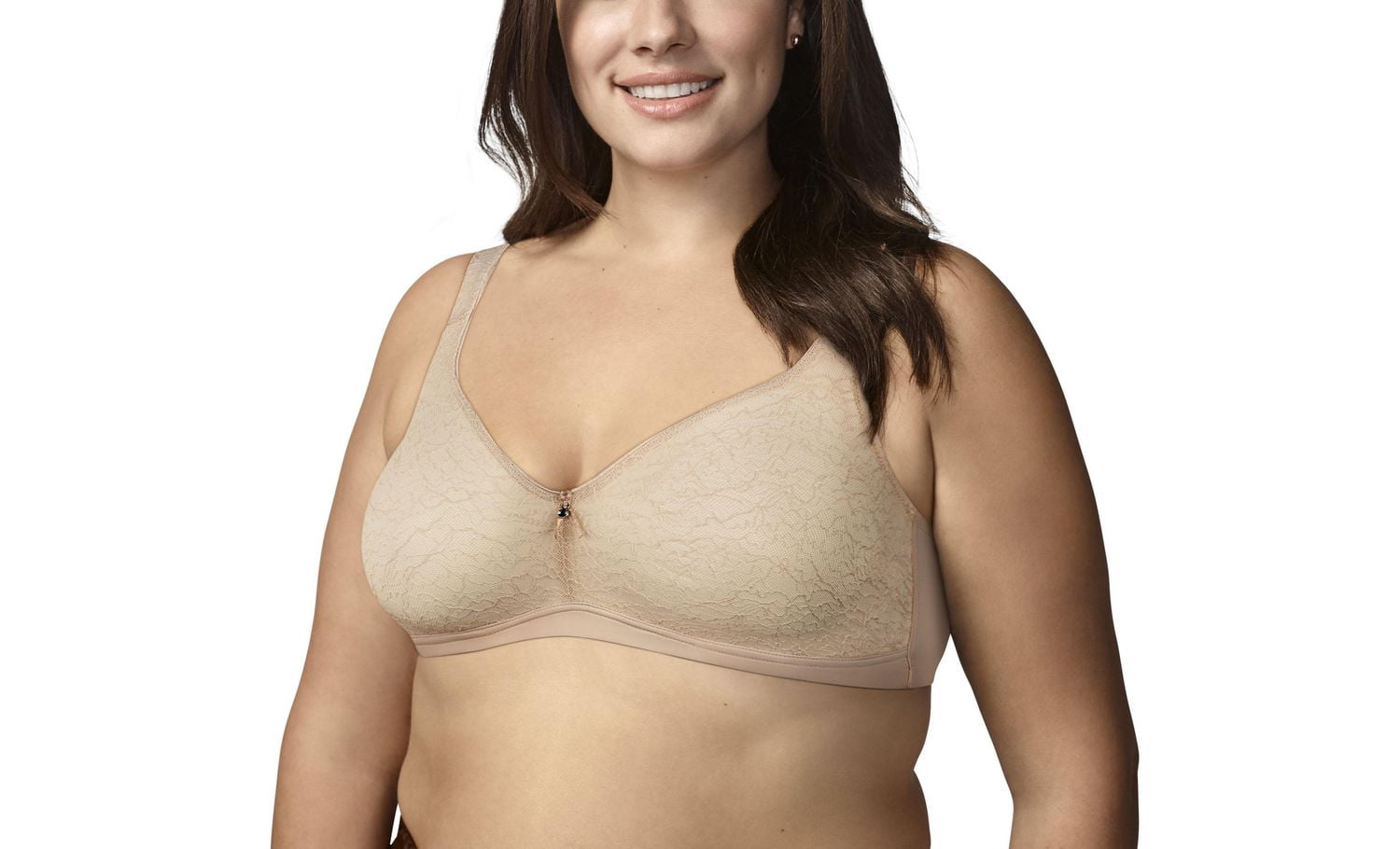 WonderBra Eco-Lace Soutien-Gorge Sans Armature Avec Bretelles Confortables Eco