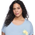 thumbnail image 3 of George Women's Plus Scoop-Neck Sleep T-Shirt, 3 of 5