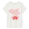 thumbnail image 3 of The Pink Closet Women's Plus Cherry Vibes Tee, 3 of 3