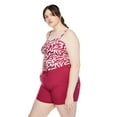 thumbnail image 2 of George Plus Women's Ruched Tankini, 2 of 6