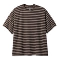 thumbnail image 1 of T-shirt ample à rayures George Plus pour hommes, 1 of 6