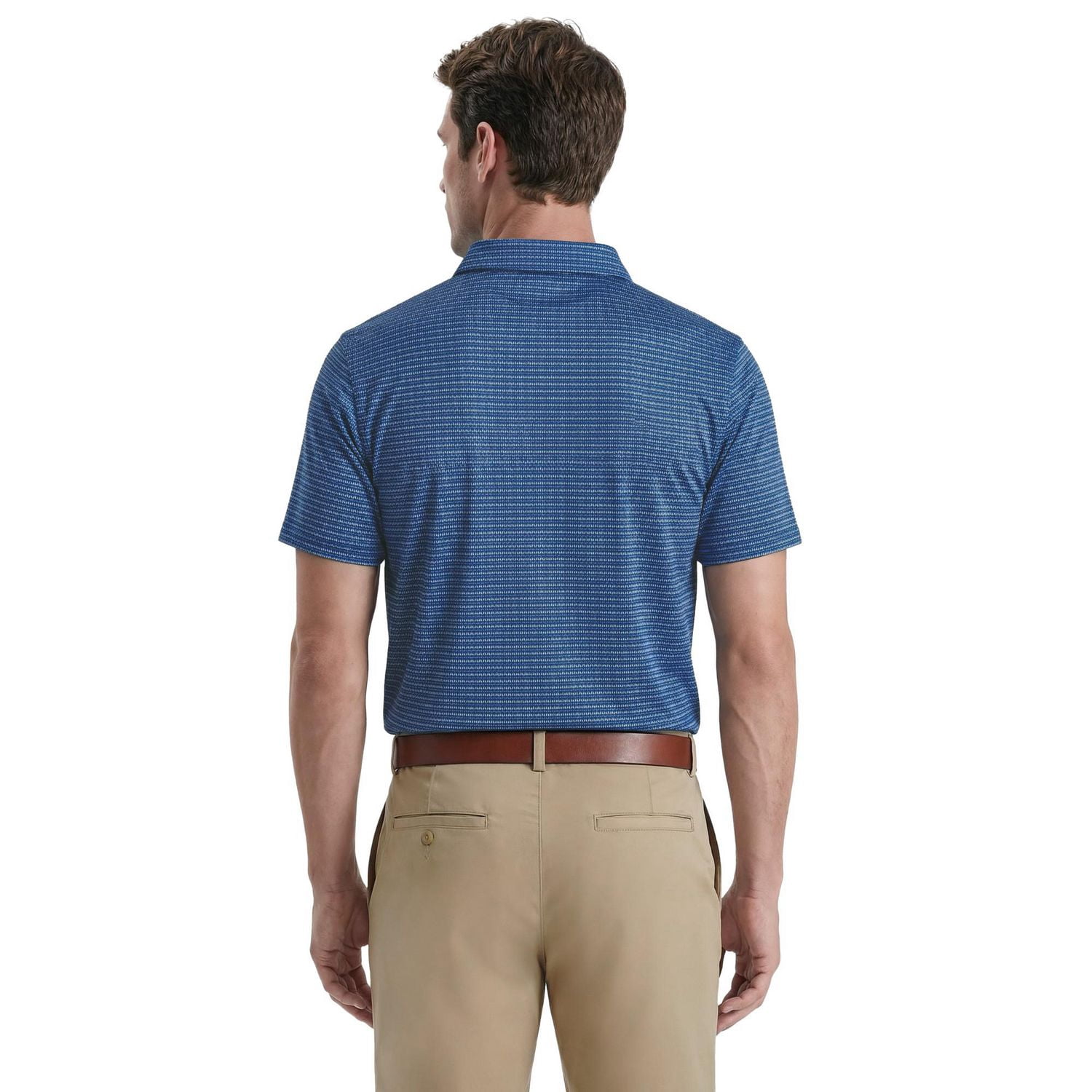 Ben Hogan Performance Men's Golf Conversational Print Short Sleeve Polo Shirt